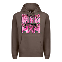 Coffee i wear pink for my mom Premium Hoodie - Zillion Design Studio