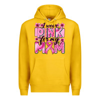 I Wear Pink For My Mom Premium Hoodie | Teevron
