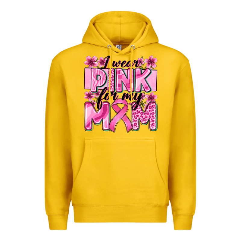 I Wear Pink For My Mom Premium Hoodie by Zillion Design Studio | Teevron