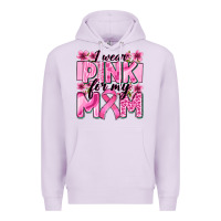 Lilac i wear pink for my mom Premium Hoodie - Zillion Design Studio