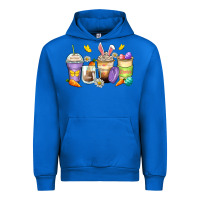 Cobalt easter day coffee cups Urban Hoodie - Zillion Design Studio