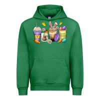 Emerald easter day coffee cups Urban Hoodie - Zillion Design Studio