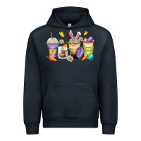 Navy easter day coffee cups Urban Hoodie - Zillion Design Studio