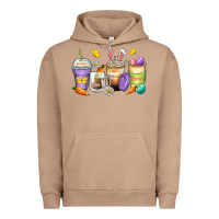 Pigment Burro easter day coffee cups Urban Hoodie - Zillion Design Studio