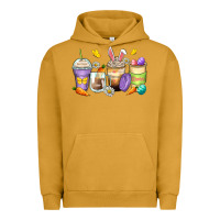 Pigment Peanut Butter easter day coffee cups Urban Hoodie - Zillion Design Studio