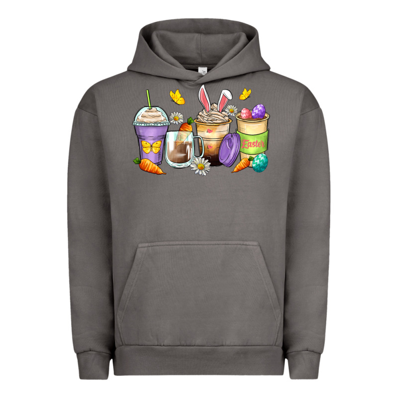 Easter Day Coffee Cups Urban Hoodie by Zillion Design Studio | Teevron