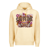 Pina Colada i run on caffeine and kisses Premium Hoodie - Zillion Design Studio