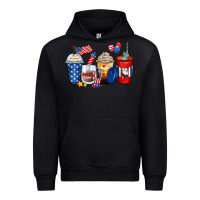 Black 4th of july coffee cups Urban Hoodie - Zillion Design Studio
