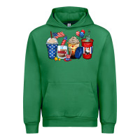 Emerald 4th of july coffee cups Urban Hoodie - Zillion Design Studio