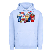 Pigment Grape Ice 4th of july coffee cups Urban Hoodie - Zillion Design Studio