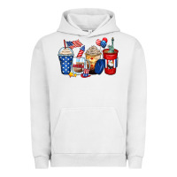 Pigment Lunar Rock 4th of july coffee cups Urban Hoodie - Zillion Design Studio