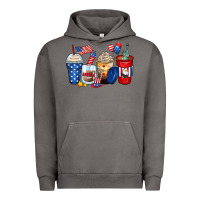 Pigment Tornado 4th of july coffee cups Urban Hoodie - Zillion Design Studio