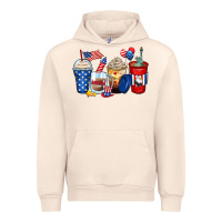 Sandshell 4th of july coffee cups Urban Hoodie - Zillion Design Studio