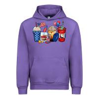 4th Of July Coffee Cups Urban Hoodie | Teevron