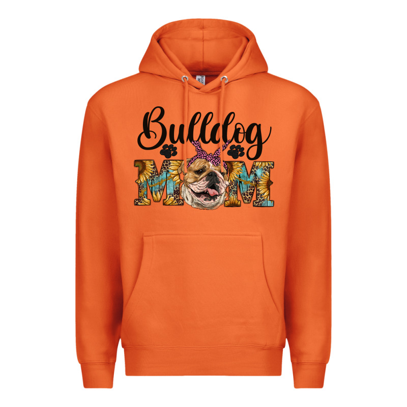 Western Bulldog Mom Premium Hoodie by RanaPortraitStore | Teevron