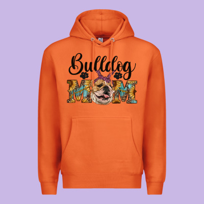 Western Bulldog Mom Premium Hoodie Designed By Ranaportraitstore