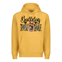 Mustard western bulldog mom Premium Hoodie - RanaPortraitStore