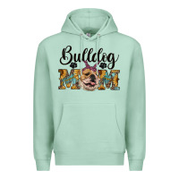 Seafoam western bulldog mom Premium Hoodie - RanaPortraitStore