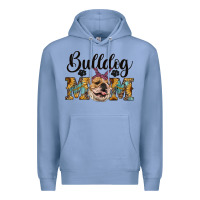 Colony Blue western bulldog mom Premium Hoodie - RanaPortraitStore