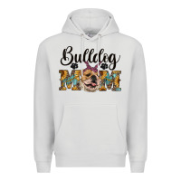 Dove Grey western bulldog mom Premium Hoodie - RanaPortraitStore