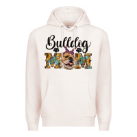 Pale Pink western bulldog mom Premium Hoodie - RanaPortraitStore