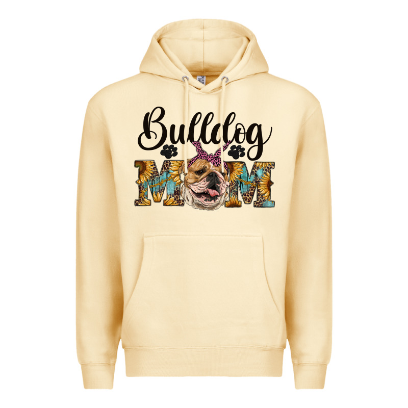 Western Bulldog Mom Premium Hoodie by RanaPortraitStore | Teevron
