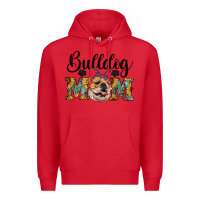 Red western bulldog mom Premium Hoodie - RanaPortraitStore