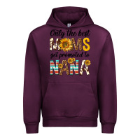 Mauve Wine only the best moms get promoted to nana Urban Hoodie - texasbilliewilder