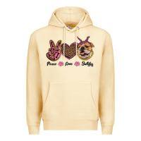 Pina Colada peace love bulldog Premium Hoodie - RanaPortraitStore