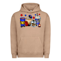 Pigment Burro police coffee cups Urban Hoodie - Zillion Design Studio