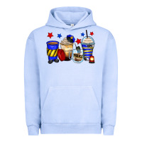 Pigment Grape Ice police coffee cups Urban Hoodie - Zillion Design Studio