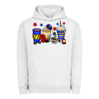 Pigment Lunar Rock police coffee cups Urban Hoodie - Zillion Design Studio