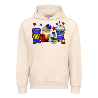 Sandshell police coffee cups Urban Hoodie - Zillion Design Studio