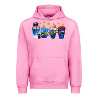 Fuchsia Pink police coffee cups Urban Hoodie - texasbilliewilder