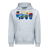 Heather Grey police coffee cups Urban Hoodie - texasbilliewilder
