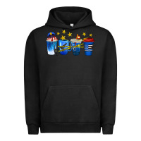 Pigment Black police coffee cups Urban Hoodie - texasbilliewilder
