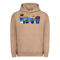 Pigment Burro police coffee cups Urban Hoodie - texasbilliewilder