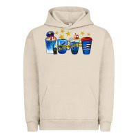 Pigment French Oak police coffee cups Urban Hoodie - texasbilliewilder
