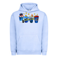 Pigment Grape Ice police coffee cups Urban Hoodie - texasbilliewilder