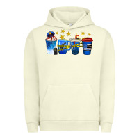 Pigment Pistachio police coffee cups Urban Hoodie - texasbilliewilder