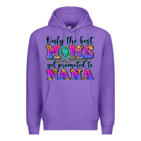 Purple only the best moms get promoted to nana Premium Hoodie - Zillion Design Studio