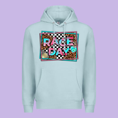 Race Day Premium Hoodie Designed By Adodesignshop
