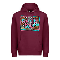 Burgundy race day Premium Hoodie - AdoDesignShop