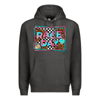 Charcoal Heather race day Premium Hoodie - AdoDesignShop