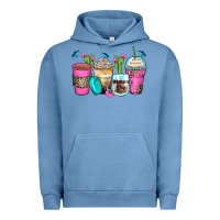 Pigment Pebble Blue mother's day coffee cups Urban Hoodie - Zillion Design Studio