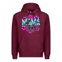 Burgundy mama vibes Premium Hoodie - Zillion Design Studio