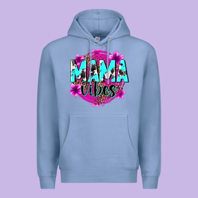 Mama Vibes Premium Hoodie Designed By Zillion Design Studio
