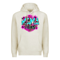 Oatmeal Heather mama vibes Premium Hoodie - Zillion Design Studio