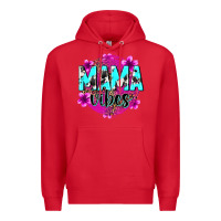 Red mama vibes Premium Hoodie - Zillion Design Studio