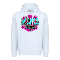 White mama vibes Premium Hoodie - Zillion Design Studio